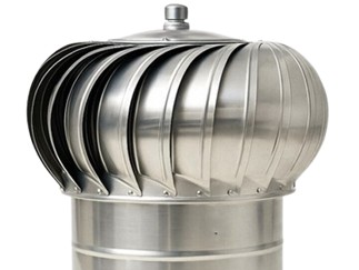 Extractores eólicos para ventilación de techos